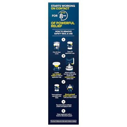 Advil Targeted Relief Pain Relieving Cream with Massage Applicator, Up to 8 Hours of Powerful Relief of Minor Arthritis Pain, Joint Pain, Lower Back Pain and Muscle Pain, 2.5 oz AdvilBuy Supplements Australia