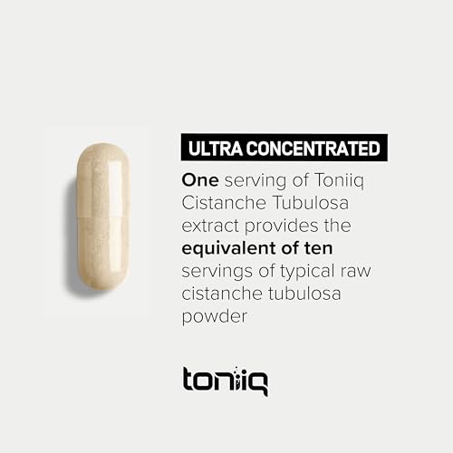 Toniiq Cistanche Tubulosa - (4000mg) Pure Cistanche Supplement for Men - 10x Highly ToniiqBuy Supplements Australia