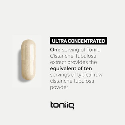 Toniiq Cistanche Tubulosa - (4000mg) Pure Cistanche Supplement for Men - 10x Highly ToniiqBuy Supplements Australia