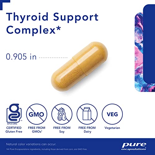 Pure Encapsulations Thyroid Support Complex - Hypoallergenic Supplement with Herbs Pure EncapsulationsBuy Supplements Australia