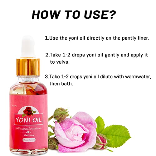 2 Packs Yoni Oil for Women, All Natural Feminine Oil Intimate Deodorant for Women, Ph Balanced WovarkieBuy Supplements Australia