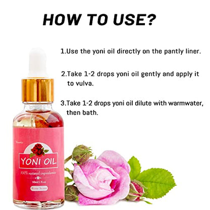 2 Packs Yoni Oil for Women, All Natural Feminine Oil Intimate Deodorant for Women, Ph Balanced WovarkieBuy Supplements Australia