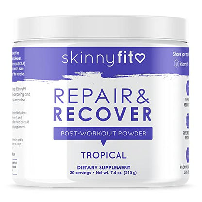 SkinnyFit Repair & Recover 30 Servings: BCAA Powder for Women, Branched Chain Amino
