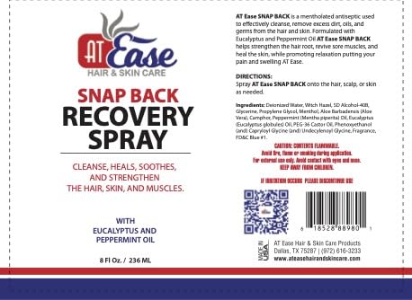 AT Ease Snap Back Recovery Muscle Spray AT EaseBuy Supplements Australia