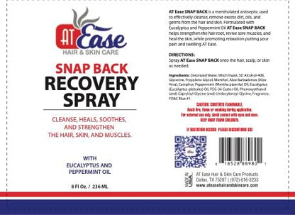 AT Ease Snap Back Recovery Muscle Spray AT EaseBuy Supplements Australia