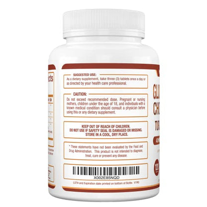 Purely Optimal Premium Glucosamine Chondroitin MSM Supplement Tablets w/Turmeric Purely OptimalBuy Supplements Australia