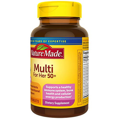 Nature Made Multivitamin For Her 50+ with No Iron, Womens Multivitamin for Daily Nutrition Nature MadeBuy Supplements Australia