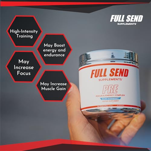 FULL SEND Pre Workout Powder with Beta Alanine, Preworkout Energy Supplement FULL SENDBuy Supplements Australia