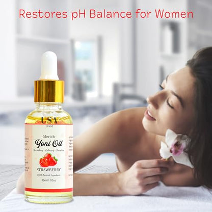 MERICH Natural Yoni Oil | Feminine Yoni Detox Oil | Naturally Scented Vaginal Oil | Restores pH Balance ANGELYCIABuy Supplements Australia