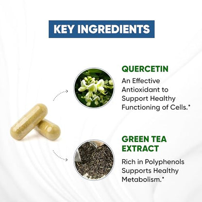 Sandhu's BioZnq 900mg Vegetarian Capsules Zinc Supplement with Quercetin Sandhu'sBuy Supplements Australia