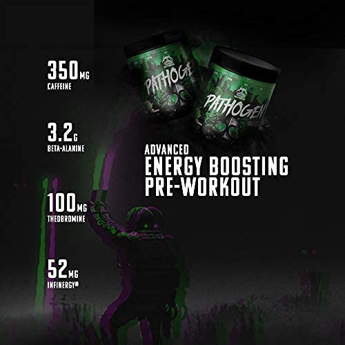 Pathogen Pre Workout - Energy Boosting Preworkout Powder, Energy Inducing Stimulants and Muscle Pump Evoking Compounds, (25 Servings, Nuka Colada)