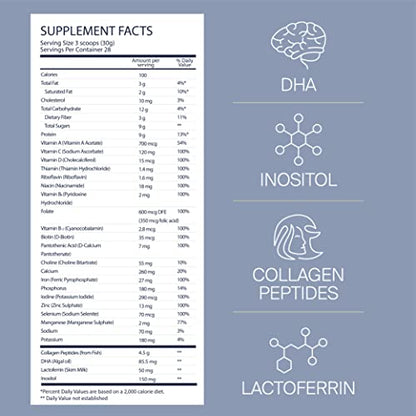LUV&LIFE Postpartum Vitamin Supplement Powder Vanilla Flavored Has Postnatal Multivitamins LUV&LIFEBuy Supplements Australia
