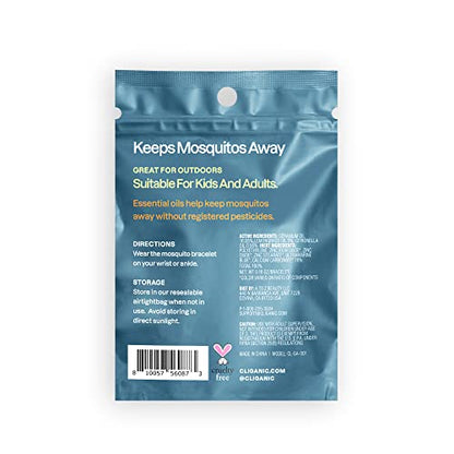 Cliganic 25 Pack Mosquito Repellent Bracelets, DEET-Free Bands, Individ CliganicBuy Supplements Australia