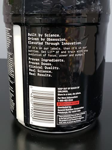BEYOND RAW LIT AF | Advanced Formula Clinical Strength Pre-Workout Powder | Contains BEYOND RAWBuy Supplements Australia