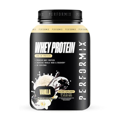 PERFORMIX - Whey Protein Isolate Blend - 24g of Protein - 5.4g of BCAAs - 110 Calories 
