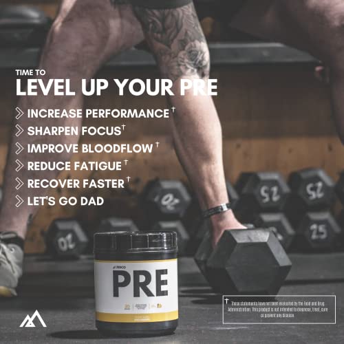 TEDCo Pre Workout Powder - All Natural Preworkout for Men, Zero Artificial Sweeteners TEDCoBuy Supplements Australia