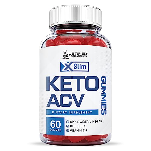 Justified Laboratories X Slim Keto ACV Gummies 1000MG Xslim Vegan Non GMO with Pomegranate Justified LaboratoriesBuy Supplements Australia