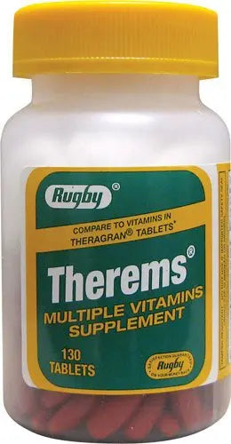 Therems Multiple Vitamin 130 Tabs RUGBY LABORATORIESBuy Supplements Australia