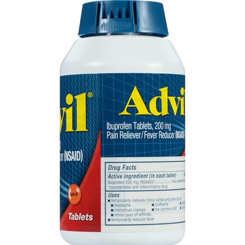 Advil Pain Reliever and Fever Reducer, Ibuprofen 200mg for Pain Relief - 300 Count, Advil PM Pain Reliever and Nighttime Sleep Aid, Ibuprofen for Pain Relief and Diphenhydramine Citrate - 2 Count AdvilBuy Supplements Australia