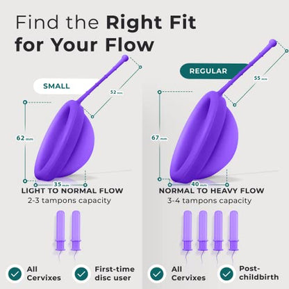 EcoBlossom Reusable Menstrual Disc with Removal String - The Most Reliable Medical Grade Silicone EcoBlossomBuy Supplements Australia