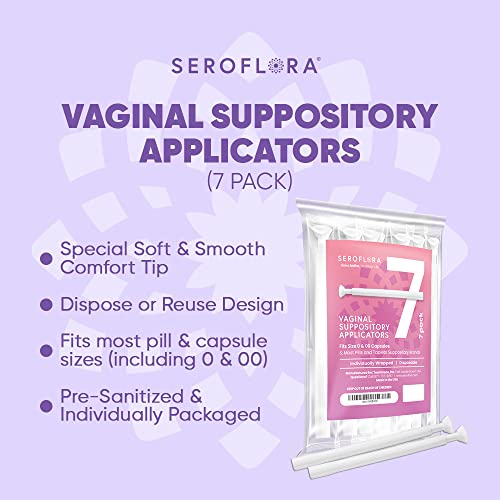 SEROVERA Seroflora Boric Acid Suppositories Applicators for Women, Individually Wrapped Pack of 7 SEROVERABuy Supplements Australia