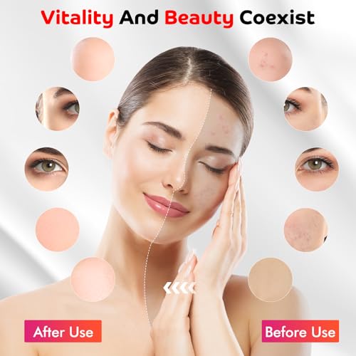 Devowellte Red Light Lamp for Face, 80 LEDs Red Light Lamp Height Free Adjustment Infrared Light DevowellteBuy Supplements Australia