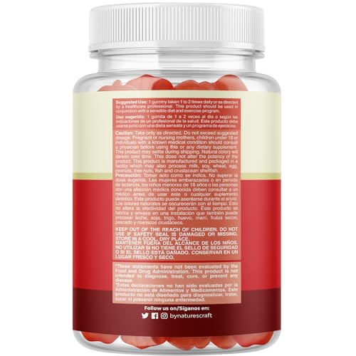 Gomitas ACV de Vinagre de Sidra de Manzana – Suplemento de Energético Natural con la Natures CraftBuy Supplements Australia