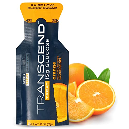 Transcend Glucose Gel Packs - Orange, 60 Pack (1.1oz Each) - FSA/HSA TranscendBuy Supplements Australia