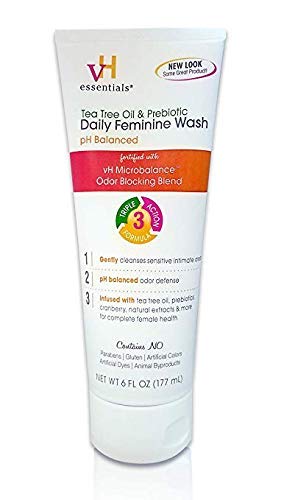 vH essentials Intimate Feminine Wash - pH Balanced with Tea Tree Oil, Cranberry, Prebiotics, Lavender vH essentialsBuy Supplements Australia