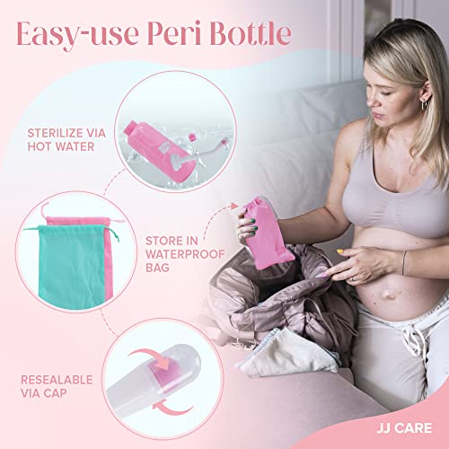 JJ CARE Peri Bottles - Pack of 2 Peri Bottles for Postpartum Care Kit, 500 ml Peri Bottles JJ CAREBuy Supplements Australia