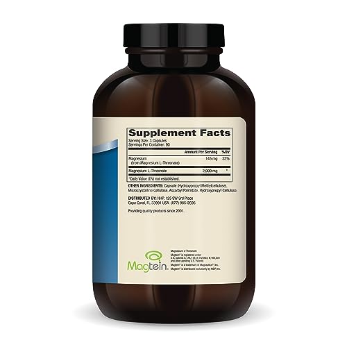 Dr. Mercola Magnesium L-Threonate, 90 Servings (270 Capsules), Dietary Supplement Dr. MercolaBuy Supplements Australia