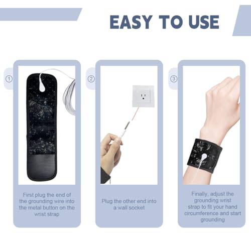 LOYDBDT Grounding Wrist Strap,Patterned Grounding Wristband,Unique Air Holes and Conductive Silver LOYDBDTBuy Supplements Australia