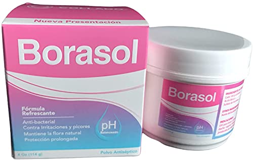 Borasol Antiseptic Powder Refreshing Deodorant and Vaginal Wash 4 OZ FQQFBuy Supplements Australia