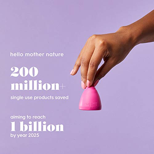 The Hello Cup Extra Small Menstrual Cup, BPA Free, Reusable, Hypoallergenic, Recyclable THE HELLO CUPBuy Supplements Australia