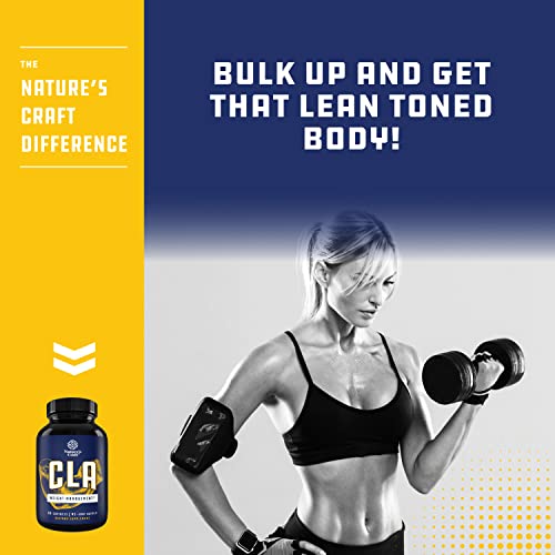 CLA Diet Weight Loss Pills - Women and Men - Pure Conjugated Linoleic Acid - Safflower Natures CraftBuy Supplements Australia