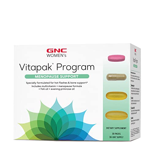 GNC GNC Women's Menopause Support Vitapak | Targeted for Hot Flashes & Bone Health 