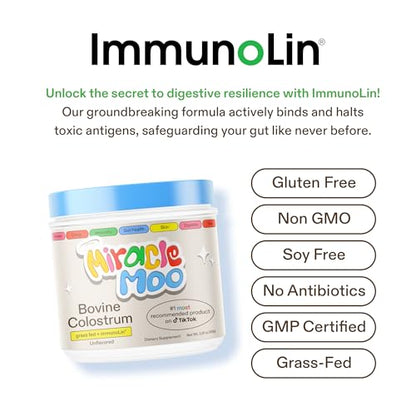 Colostrum Supplement for Gut Health, Hair Growth, Beauty and Immune Support Miracle MooBuy Supplements Australia