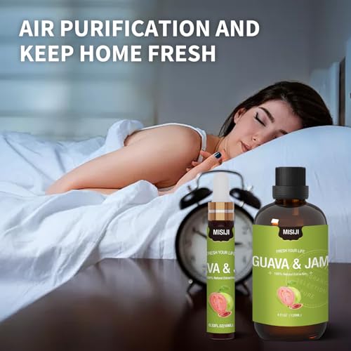 Essential Oils-MISIJI Guava & Jam Fragrance Essential Oils for Diffuser for Home 4FL.OZ Plus 0.33 MISIJIBuy Supplements Australia