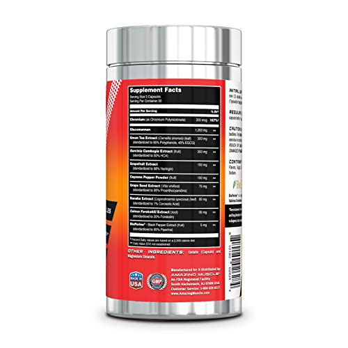 Amazing Muscle Lean 10 Burner - 90 Capsules - 30 Servings - Helps to Preserve Muscle Amazing NutritionBuy Supplements Australia