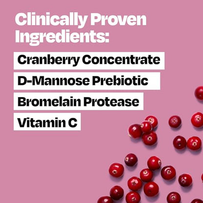 Cystex Urinary Tract Infection Support & Prevention - Cranberry Prebiotic Supplement with D-Mannose & Vitamin C for UTI Protection & Urinary Health Maintenance - 7.6 fl oz (Pack of 1) CystexBuy Supplements Australia
