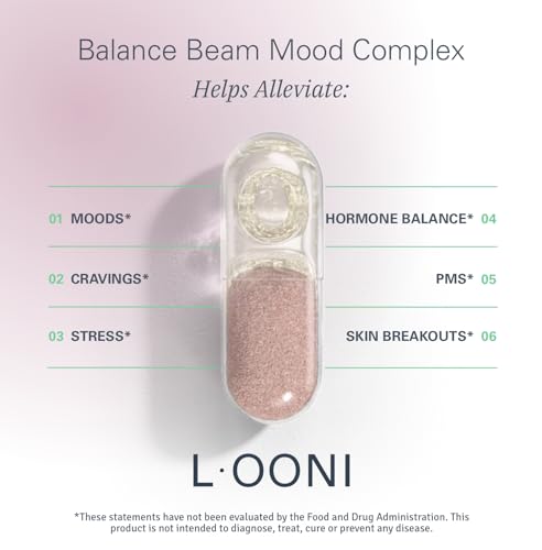LOONI Balance Beam Mood Complex Supplement | PMS Relief with Ashwagandha, Vitamin B12 L·OONIBuy Supplements Australia