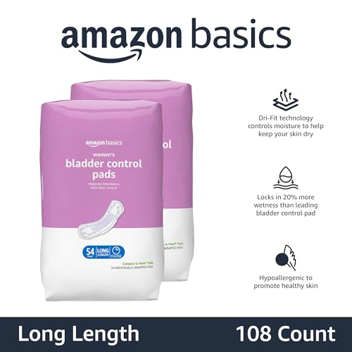 Amazon Basics Incontinence, Bladder Control Pads for Women, Moderate Amazon BasicsBuy Supplements Australia