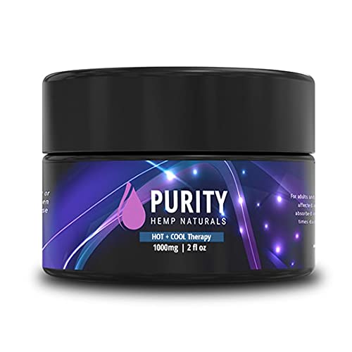 Purity Hemp Naturals HOT & COOL Hemp Cream — 1,000mg Hemp Oil Extract, Dual Warming & Cooling Sensation, Fast Absorbing Non-Greasy Formula, Made in USA — 2 Fl Oz Purity Hemp NaturalsBuy Supplements Australia