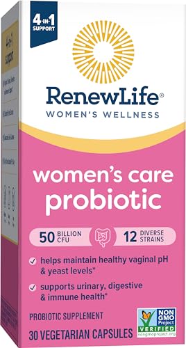 Renew Life Women's Probiotic Capsules, 50 Billion CFU Guaranteed, Supports Vaginal, Urinary Renew LifeBuy Supplements Australia