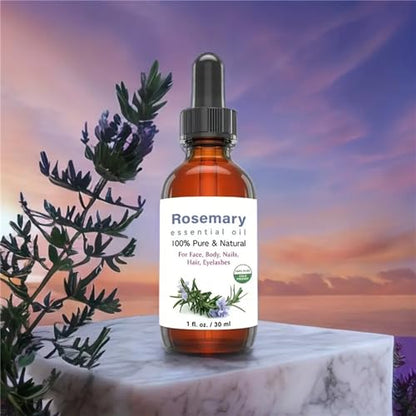 Rosemary Oil Organic Essential Natural Rosemary Oil for Hair, Pure Rosemary Essential Oil for Diffuser, 30ml VDDOBuy Supplements Australia