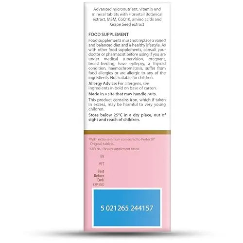 Vitabiotics - Perfectil - Plus Nails Extra Support - 60 Tablets PerfectilBuy Supplements Australia