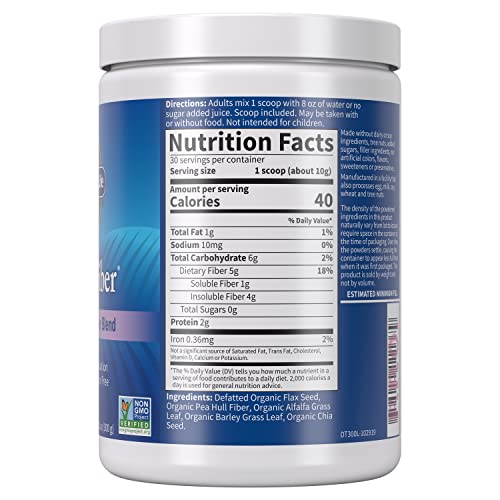 Garden of Life Organic Unflavored Fiber Powder Detox Blend with Chia, Alfalfa & Barley Garden of LifeBuy Supplements Australia