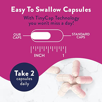 Probiotics for Women | Easy to Swallow Tiny Capsule | with Prebiotics, 60 Billion CFUs WayloBuy Supplements Australia