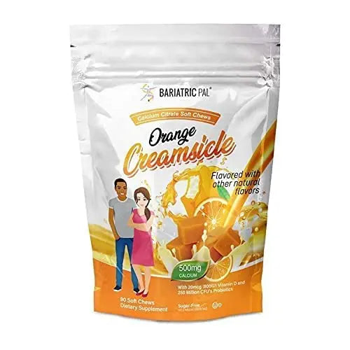 BariatricPal 30-Day Bariatric Vitamin Bundle (Multivitamin ONE 1 per Day! Chewable with 45mg Iron - Mixed Berry and Calcium Citrate Soft Chews 500mg with Probiotics - Orange Creamsicle) BariatricPalBuy Supplements Australia