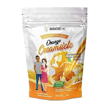 BariatricPal 30-Day Bariatric Vitamin Bundle (Multivitamin ONE 1 per Day! Chewable with 45mg Iron - Mixed Berry and Calcium Citrate Soft Chews 500mg with Probiotics - Orange Creamsicle) BariatricPalBuy Supplements Australia